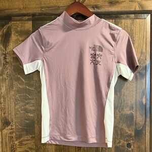The North Face fawn grey and white breathable t-shirt size XS